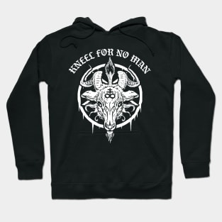 Kneel For No Man Baphomet Hoodie